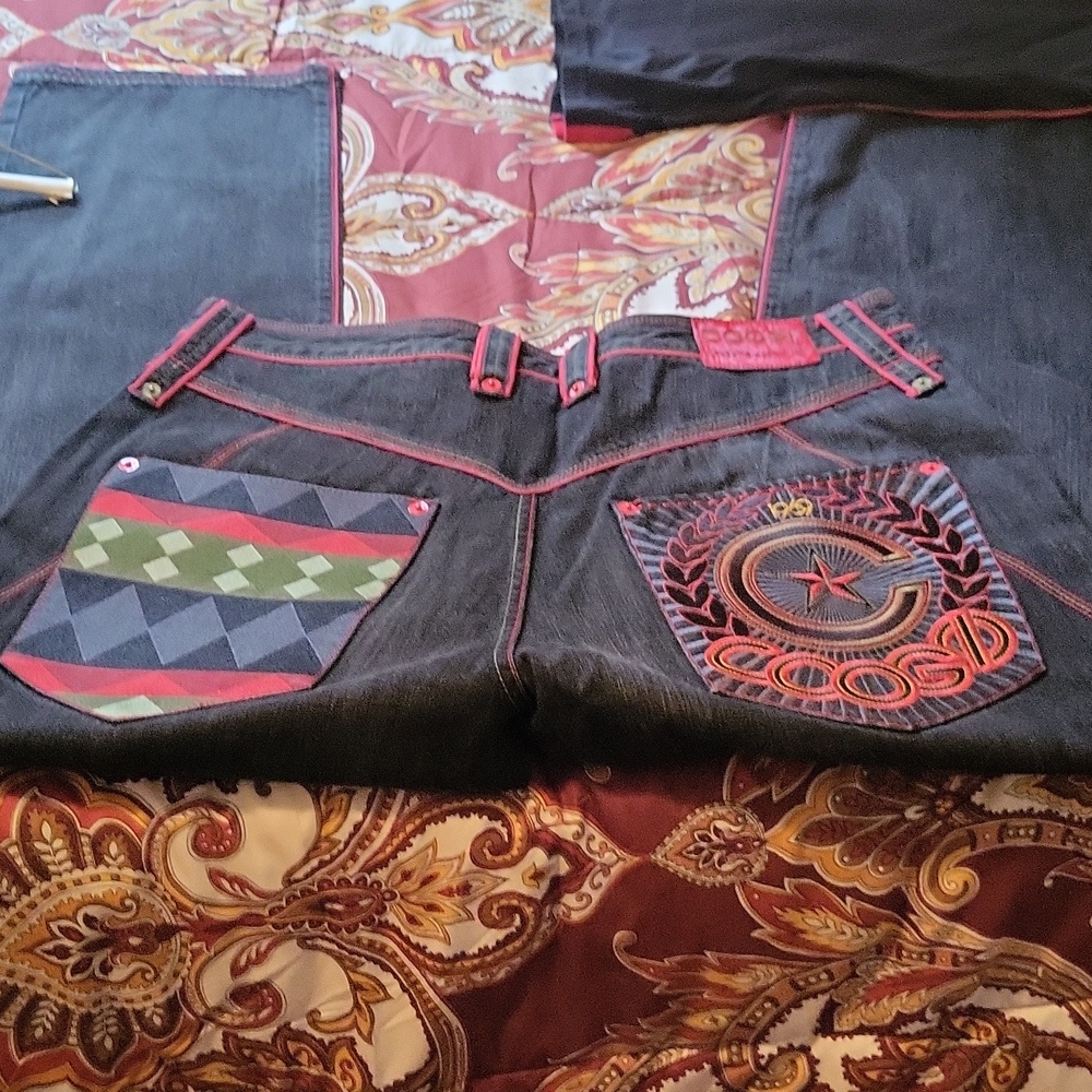 Authentic Coogi shirt and jeans